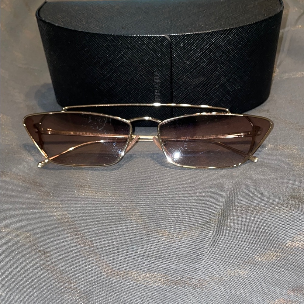 Prada Gold Sunglasses Timeless Accessories